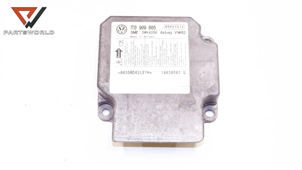 Модул airbag 1t0909605 за vw touran 1.9 tdi 105 hp avq (minivan)